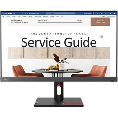 Monitor Lenovo ThinkVision S24i-30 GRADO A CAJA ORIGINAL - 23.8 FHD LED IPS - VGA/HDMI - Negro