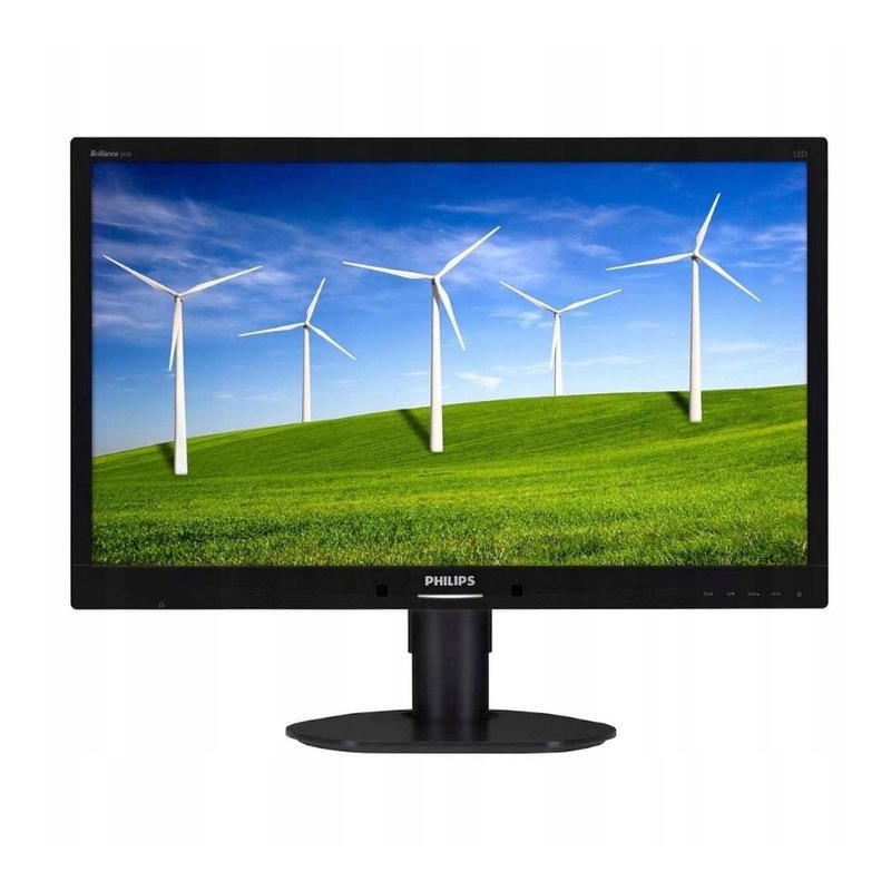 Monitor Philips 241S GRADO B Pîe generico 24 FHD - VGA/DVI - Negro